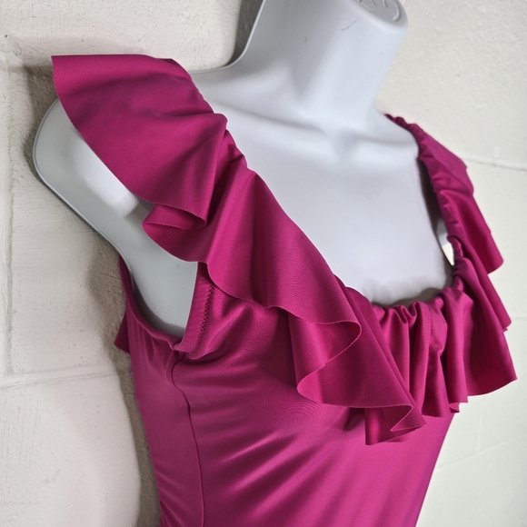 J Crew Ruffle Scoop One Piece BF169 Swimsuit - Picture 11 of 12